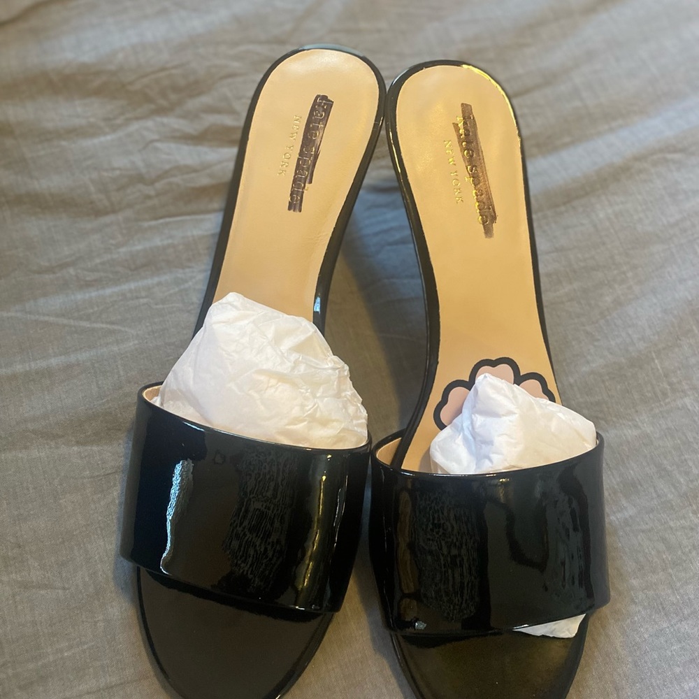 Kate Spade Patent Savvi Slides